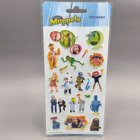 Purple Peach Other - Rare Purple Peach 2003 Muppets Stickers UK - Sam Eagle Pepe Waldorf Statler